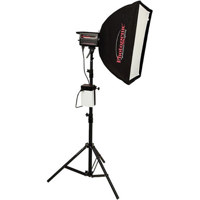 

Photogenic PL1252BK ION Inverter with PL1250DRC 500W/s Flash Head Softbox Kit
