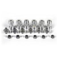 

ProAm 6 Sets of 1/4 Female to 3/8 Female Light Stand Spigot Adapters, 1/4 Male to Male Screw Adapters & 1/4 to 3/8 Thread Converter Rings