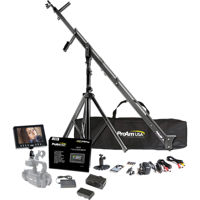 

ProAm Orion 8' DVC210 DSLR Crane Production Package, Includes Crane Stand, Crane Carrying Bag, 7" LCD HD2 Monitor Kit, LCD Sunshade