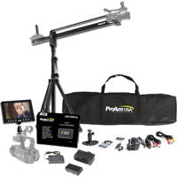 

ProAm Orion Jr 4' DVC50 Camera Crane Production Package, Includes Crane Stand, Crane Carrying Bag, 7" LCD Monitor Kit, LCD Sunshade