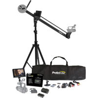 

ProAm Orion Jr DVC60 4' DSLR Camera Crane Production Package, Includes DVC60 4' Crane, 7" LCD Monitor, Remote Control, AC Adapter, 4x RCA Couplers