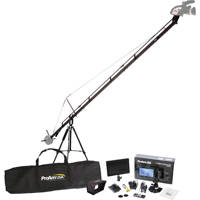 

ProAm Orion DVC210 12' Wedding Production Package, Includes DVC210 12' Crane, Tilt Brake, Mount, Bag, 7" HDMI Monitor, 7" LCD Sunshade, Charger, Straps