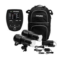 

Profoto B1X 500 AirTTL Location Kit, Two Flash Heads, Two Batteries, Battery Charger, Car Charger and Backpack - With Profoto Air Remote TTL-F for Fujifilm