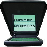 

ProPrompter HDi PRO2 TelePrompter Package with 10" LCD, Includes 15' Cable, Thumb Screw, Lens Sock, Mask, Mounting Bracket, Rods, Bar, Grip, Wrench