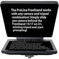 

Prompter People ProLine Freestand Teleprompter, Includes 17" High Bright Monitor, 25' VGA Extension Cable, Flip-Q Pro Software
