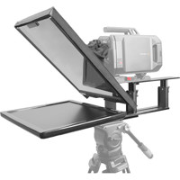 

Prompter People Q-Gear Pro 17" Large Format Teleprompter Bundle, Includes 17" Reversing Monitor, Beamsplitter (60/40), Wired Foot Scroll Controller, FlipQ Pro Software (PC and Mac)