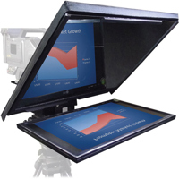 

Prompter People QPro 32" Presentation Teleprompter Bundle, Includes 25' VGA Cable, Flip-Q PRO Software and Wireless Scroll Controller