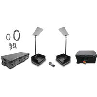 

Prompter People ProLine Stage Pro Autostep 15" Presidential Teleprompter Kit, 1000 Nit Brightness, Pair