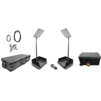 

Prompter People ProLine Stage Pro Autostep 17" Presidential Teleprompter Kit, 1000 Nit Brightness, Pair