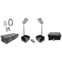 

Prompter People ProLine Stage Pro Autostep 19" Presidential Teleprompter Kit, 1000 Nit Brightness, Pair