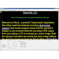 

Prompter People Flip-Q Prompting Software Pro Upgrade to Existing License Only