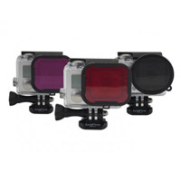 

Polar Pro Underwater Filter, 3 Pack (Red, Magenta, SDnorkel) for GoPro HERO4 & Hero 3+