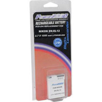 

Power2000 EN-EL12 Replacement Lithium-Ion Rechargeable Battery 3.7v 1050mAh for Select Nikon Digital Cameras