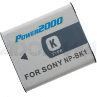 

Power2000 NPBK1 Replacement 3.6v, 980mAh Lithium Ion Battery for Sony