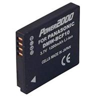 

Power2000 Replacement 3.7v, 1200mAh Lithium Ion Battery for Panasonic BCF10, BCF10E and BCF10W Digital Camera Batteries