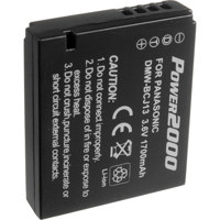 

Power2000 DMW-BCJ13 3.6V 1700mAh Replacement Lithium-Ion Battery for Panasonic Digital Cameras