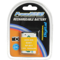 

Power2000 NP-BX1 Replacement 3.6v, 1600mAh Lithium Ion Battery for Sony