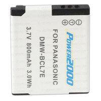 

Power2000 DMW-BCL7 3.7V 800mAh Replacement Lithium-Ion Battery for Panasonic Digital Cameras