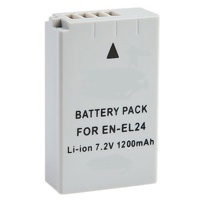 

Power2000 EN-EL24 Replacement Lithium-Ion Rechargeable Battery 7.2v 1200mAh for Select Nikon Digital Cameras