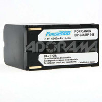 

Power2000 BP-945 / BP-941 Replacement Lithium-Ion 7.2v, 8000mAh Camcorder Battery for Canon BP-945 / BP-941