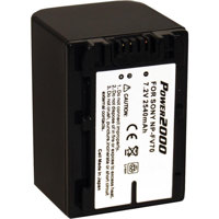 

Power2000 NP-FV70 Replacement Lithium-Ion 7.2v, 2450mAh Camcorder Battery for Sony Camcorders