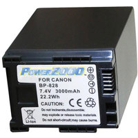 

Power2000 BP-828 Replacement Lithium-Ion Camcorder Battery for Canon