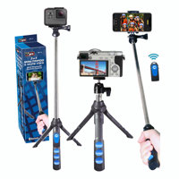 

VidPro 2-in-1 Mini Tripod & Selfie Stick with Bluetooth Remote Control