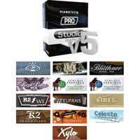 

Pianoteq Studio Bundle v5 Virtual Editor/Player with Complete Instrument Software Packs, Electronic Download