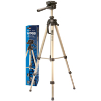 

VidPro Heavy-Duty 66" Aluminum Tripod with 3-Way Pan & Tilt Head and Case