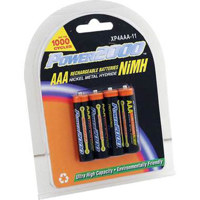 

Power2000 AAA 1.2V 1150mAh Rechargeable Ni-MH Battery, 4-Pack