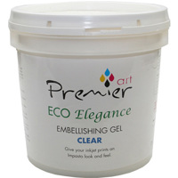 

Premier Imaging ECO Elegance InkJet Print Embellishing Gel, 5 Gallon, Clear