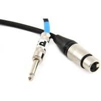 

Pro Co Sound Excellines Mono 20' 1/4"(M) to XLR(F) Hi-Z Microphone Cable, Pin 2 Hot