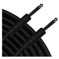 

Pro Co Sound G1S-2 2' 24 AWG Guitar Instrument Cable with 2x 1/4" Shrink Over Barrel Connectors, Black