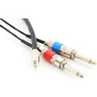 

Pro Co Sound 5' Stereo 3.5mm Mini Male to 2 Mono 1/4" Male Soundcard Patch Y-Cable