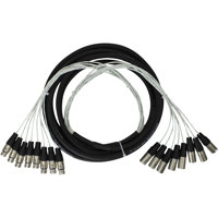 

Pro Co Sound 10' 8 Channel XLR-Female to XLR-Male Multitrack Analog Studio Harness Cable