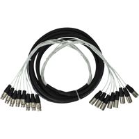 

Pro Co Sound 50' 8 Channel XLR-Female to XLR-Male Multitrack Analog Studio Harness Cable