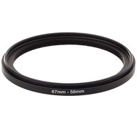 

Adorama Step-Down Adapter Ring 67mm Lens to 58mm Filter Size