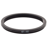 

Adorama Step-Down Adapter Ring 67mm Lens to 62mm Filter Size