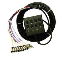 

Pro Co Sound SMC0804FBQ-100 100' StageMASTER 12 Channel Audio Snake Stagebox with TRS Returns