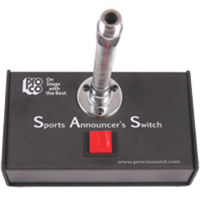 

Pro Co Sound SAS2 Sports Announcer's Push-to-Talk Button Switch with 6" Gooseneck