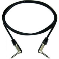 

Pro Co Sound SEGLL-3 3' StageMASTER 24 AWG Instrument Cable, Right-Angle 1/4" Phone Plugs