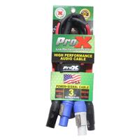 

ProX XC-PWC14-XLR03 3' PowerCon/XLR Link High Performance Audio Cable