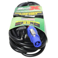 

ProX XC-PWCE14-25 25' 14 AWG NEMA 5-15 Edison to PowerCon Blue Male High Performance Power Cord