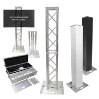 

ProX XT-FTP328-656 Flex Tower Totem Package with Road Case (Adjustable 2m or 1m)