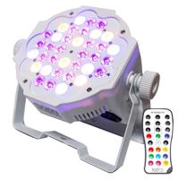 

ProX X-PAR36RGBWA1W-W IRC Fusion RGBWA Par 36x 1W LED Slim Par, White Housing