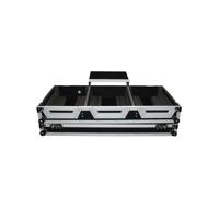

ProX DJ Coffin Case with Wheels & Laptop Shelf for Pioneer DJM900 and 2x CDJ2000NXS2 Mixer, Silver-on-Black