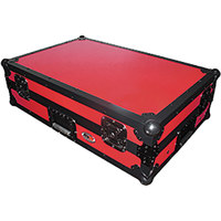 

ProX XS-DDJ1000W Flight Case with Laptop Shelf and Wheels for Pioneer DDJ1000 DJ Controller, Red on Black