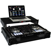 

ProX XS-DDJRRLT Flight Case with Sliding Laptop Shelf for Pioneer DDJ-RR and DDJ-SR2 Digital Controller, Black on Black
