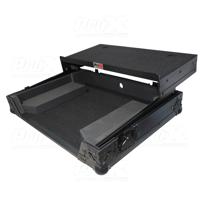 

ProX XS-DJ505LT Flight Case with Sliding Laptop Shelf & Wheels for Roland DJ505 DJ Controller, Black on Black