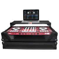 

ProX XS-DDJSX Flight Case with Sliding Laptop Shelf and Wheels for Pioneer DDJ-SX Series, DDJ-RX & Denon MC7000 Digital Controllers, Black on Black